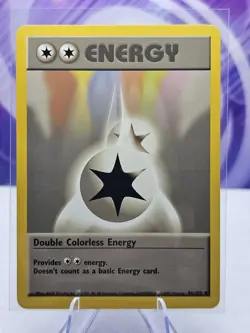 Double Colorless Energy 96/102 Lightly Played LP Base Set Pokemon Card WOTC 1999 - Image 1