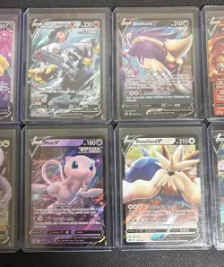 Pokemon V - 10 card Lot Jirachi Entei Mew Omastar - Image 3