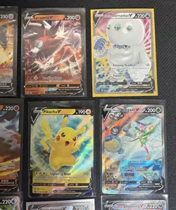 Pokemon V - 18 card Lot Glaceon Leafeon Pikachu Indeedee Slowking - Image 4