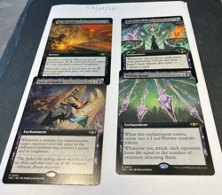 Magic the Gathering MTG Assorted x4 Rare Extended Cards NM/M Comm - Image 1