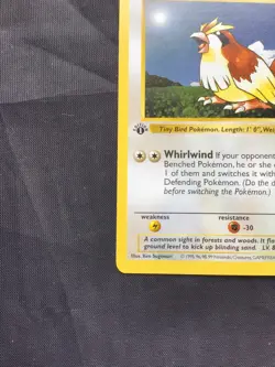 Pokemon Cards: Base Set 1st Edition Common: Pidgey 57/102 - Image 5