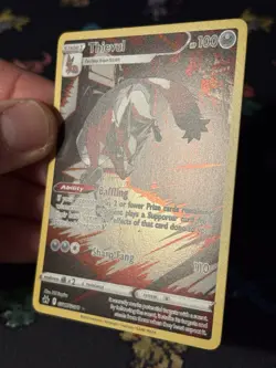 Pokemon Cards Thievul GG17/GG70 Full Art Galarian Gallery Crown Zenith - (NM) - Image 3
