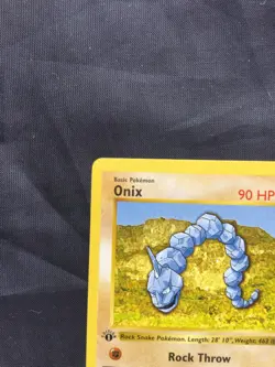 Pokemon Cards: Base Set 1st Edition Common: Onix 56/102 - Image 2