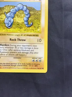 Pokemon Cards: Base Set 1st Edition Common: Onix 56/102 - Image 4
