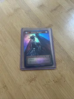 Sorcery: Contested Realm SCR TCG - Alpha - Ancient Dragon - Elite Foil! ~1/500 - Image 1