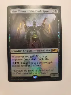 Vito, Thorn of the Dusk Rose Core Set 2021 Foil - Image 1