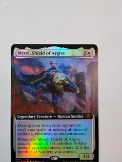 Myrel, Shield of Argive (Extended Art) The Brothers' War Foil - Image 1