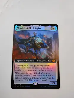 Myrel, Shield of Argive (Extended Art) The Brothers' War Foil - Image 2