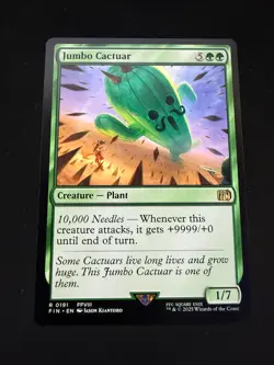 Magic The Gathering: Jumbo Cactuar LOTR - Image 1