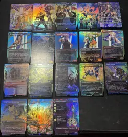 Final Fantasy MTG 18 Lot All Foils And Rares Borderless And Showcase - Image 1