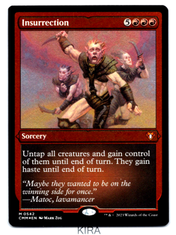 MTG - Insurrection [ETCHED FOIL] - Commander Masters #542 MYTHIC - MINT - Image 1