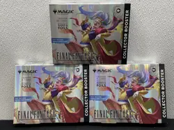 Magic the Gathering MTG: Final Fantasy - Collector Omega Pack Lot of 3 - Image 1