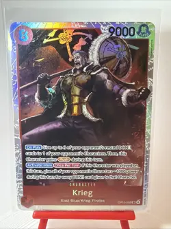 Krieg OP15-008 Super Rare Adventure on Kami's Island One Piece NM - Image 1