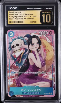 2025 ONE PIECE CARRYING ON HIS WILL ALT ART PARALLEL BOA HANCOCK CGC 10 PRISTINE - Image 1
