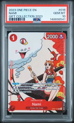 2023 ONE PIECE GIFT COLLECTION 2023 #016 NAMI PSA 10 - Image 1