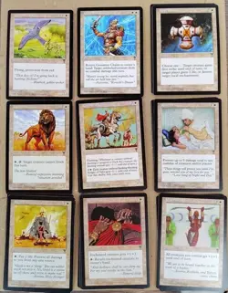 Magic the Gathering: VISIONS LOT (#1) 248 CARDS. ALL COMMONS. 1996. VG-NM. MTG - Image 5