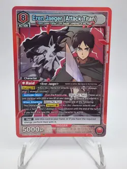 Union Arena Attack On Titan Eren Jaeger (Attack Titan) UE01BT/AOT-1-094 SR - Image 1