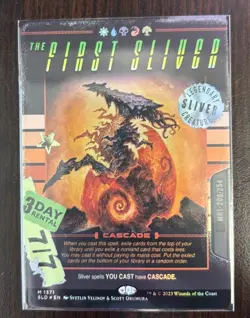 MTG The First Sliver 1371 *Foil* SECRET LAIR: Now On VHS NM - Image 1