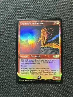 Foil Chandra's Incinerator magic Core Set 2021 M21 MTG NM B - Image 1