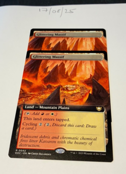 Magic the Gathering MTG Glittering Massif x2 Rare Extended Cards NM/M Comm - Image 1