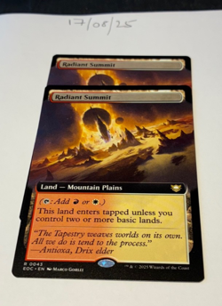 Magic the Gathering MTG Radiant Summit x2 Rare Extended Cards NM/M Comm - Image 1