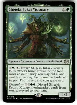 Shigeki, Jukai Visionary Commander: Duskmourn: House of Horror Magic MTG - Image 1