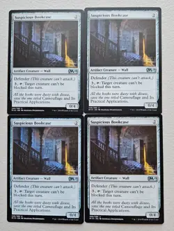 MTG 4x Suspicious Bookcase M19 246/280 Light Play - Image 1