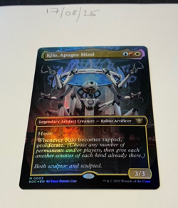 Magic the Gathering MTG Kilo, Apogee Mind Mythic B'less FOIL Card NM/M - Image 1