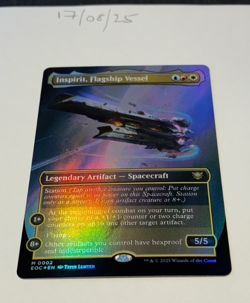 Magic the Gathering MTG Inspirit, Flagship Vessel Mythic B'less FOIL Card NM/M - Image 1
