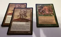 MTG Urza's Saga rares - (2) Phyrexian Colossus and a Sporogenesis - NM - Image 1