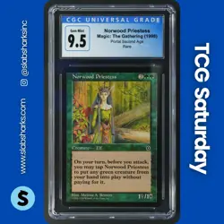 1998 MAGIC: THE GATHERING PORTAL SECOND AGE NORWOOD PRIESTESS CGC 9.5 - Image 1