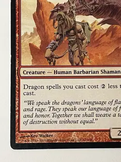 1x Dragonspeaker Shaman Moderate Play, English Archenemy MTG Magic LP/MP - Image 2