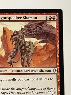 1x Dragonspeaker Shaman Moderate Play, English Archenemy MTG Magic LP/MP - Image 4