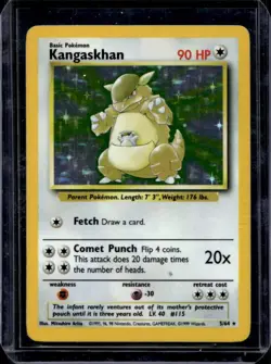 1999 Pokemon Jungle Kangaskhan #5/64 - Image 1