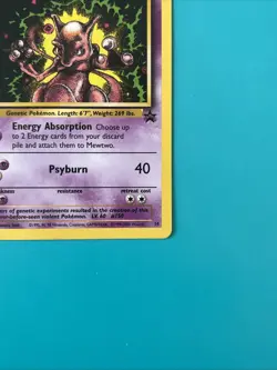 Pokemon TCG Mewtwo Black Star Promo 14 Raw Ungraded WOTC - Image 4