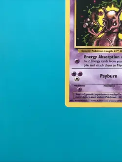 Pokemon TCG Mewtwo Black Star Promo 14 Raw Ungraded WOTC - Image 5