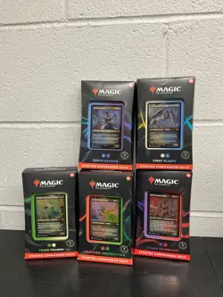 Magic the Gathering Starter Commander Deck Bundle (5 Decks) New Free Shipping US - Image 1