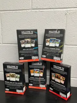 Magic the Gathering Starter Commander Deck Bundle (5 Decks) New Free Shipping US - Image 2
