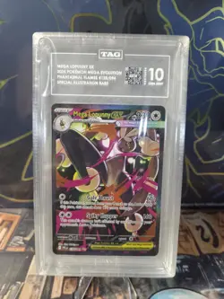 Pokemon TCG Mega Lopunny ex 128/094 Me02: Phantasmal Flames Holo! TAG 10! W/case - Image 2