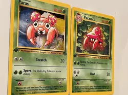 Parasect #41/64 Paras #59/64 - 1999 Pokemon Jungle - 1st Edition - Image 3