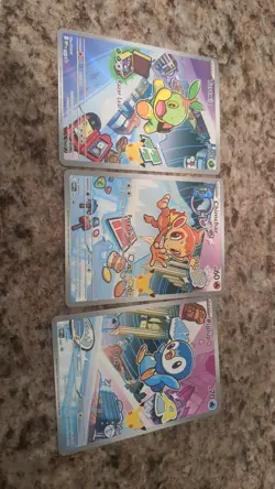 Pokemon TCG First Partner Illustration Collection Series 1 Sinnoh Starters - Image 1