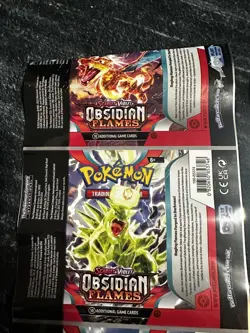 Pokemon Uncut Packs Full Art Set Obsidian Flames x2 - Image 2