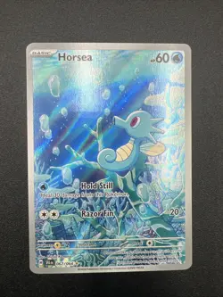 Horsea 067/064 Shrouded Fable Holo Full Art Pokemon TCG - Image 1