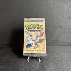1st Edition Pokemon Fossil Booster Pack Aerodactyl Artwork Factory Sealed - Image 1