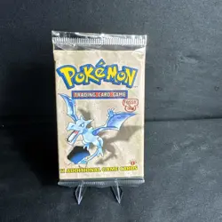 1st Edition Pokemon Fossil Booster Pack Aerodactyl Artwork Factory Sealed - Image 2