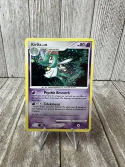 Kirlia 8/17 POP Series 7 Promo Holo Rare Pokemon TCG 2008 LP - Image 1