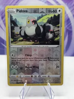Pidove 143/192 Common Reverse Holo Pokemon Rebel Clash LP - Image 1