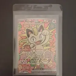 Pokemon Meowth EX Full Art Foil Card 121/XY-P Basic 170 HP English TCG - Image 1