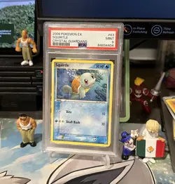 2006 Pokemon Ex Crystal Guardians 63 Squirtle PSA 9 MINT - Image 1