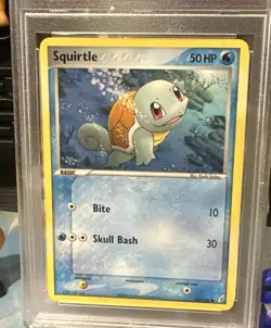 2006 Pokemon Ex Crystal Guardians 63 Squirtle PSA 9 MINT - Image 4